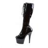Pleaser - ADORE2023 Bottes de plateforme - Chaussures de pole dance - Noir Product image